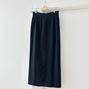 Vintage Comme des Garçons Maxi Wool Pencil Skirt